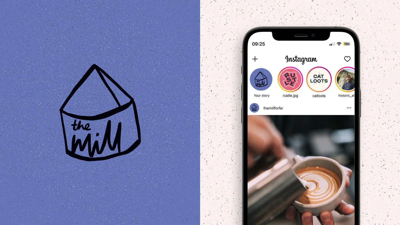 The Mill, Logo Icon & IG Mock-up