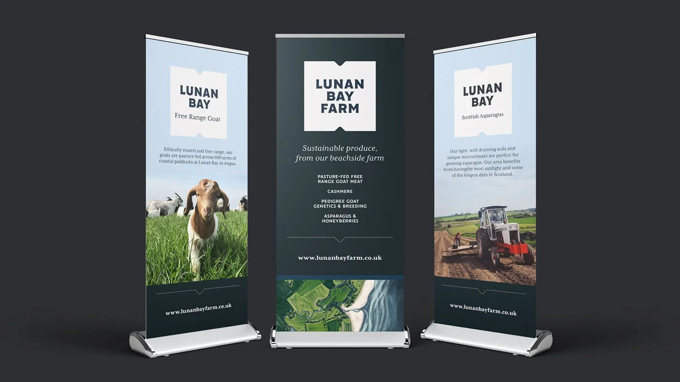Lunan Bay Farm Pull-up Banners