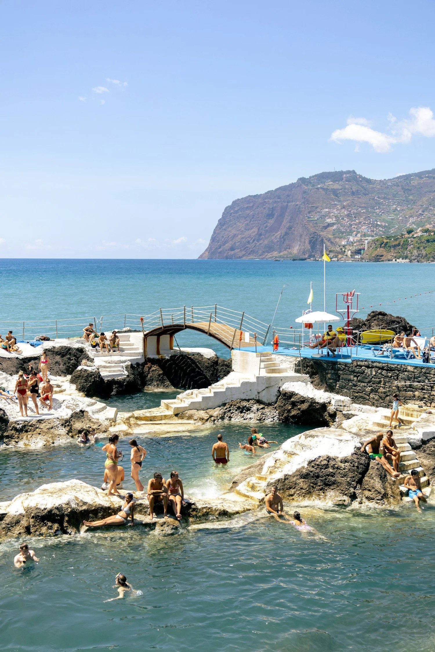 Dramatic mountain and coastal scenery in Madeira