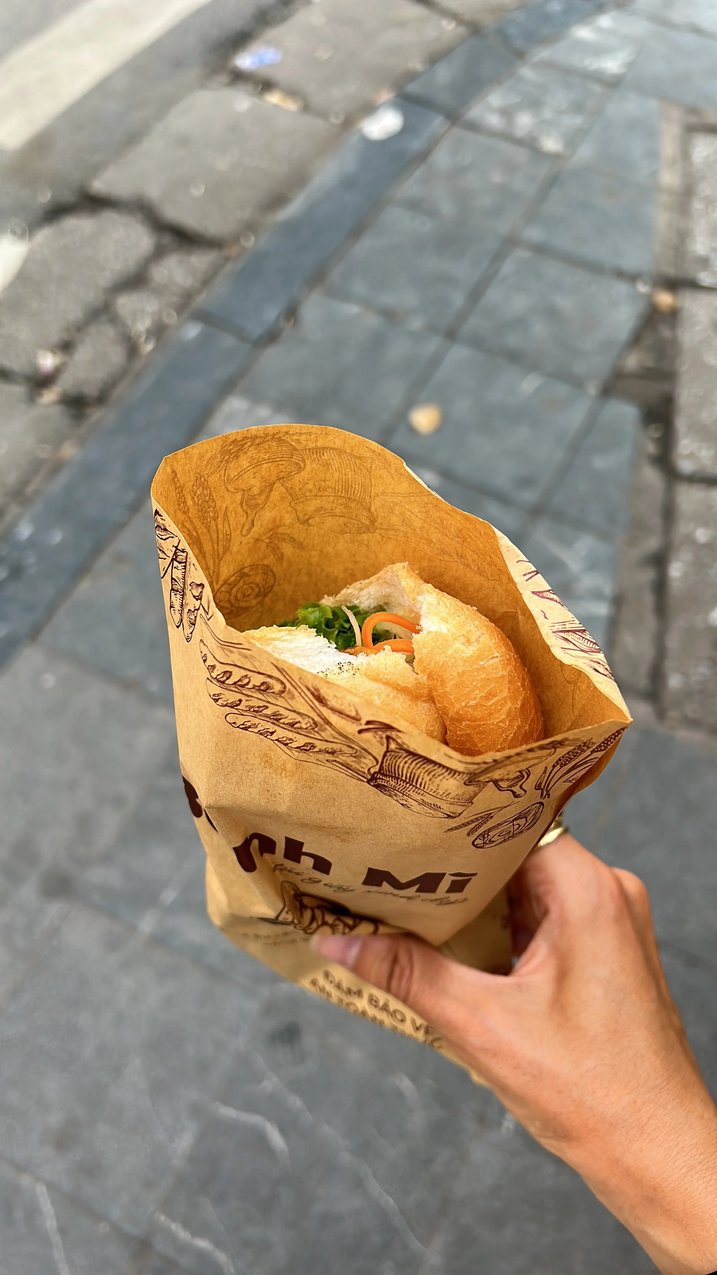 Egg and Cheese Banh Mi