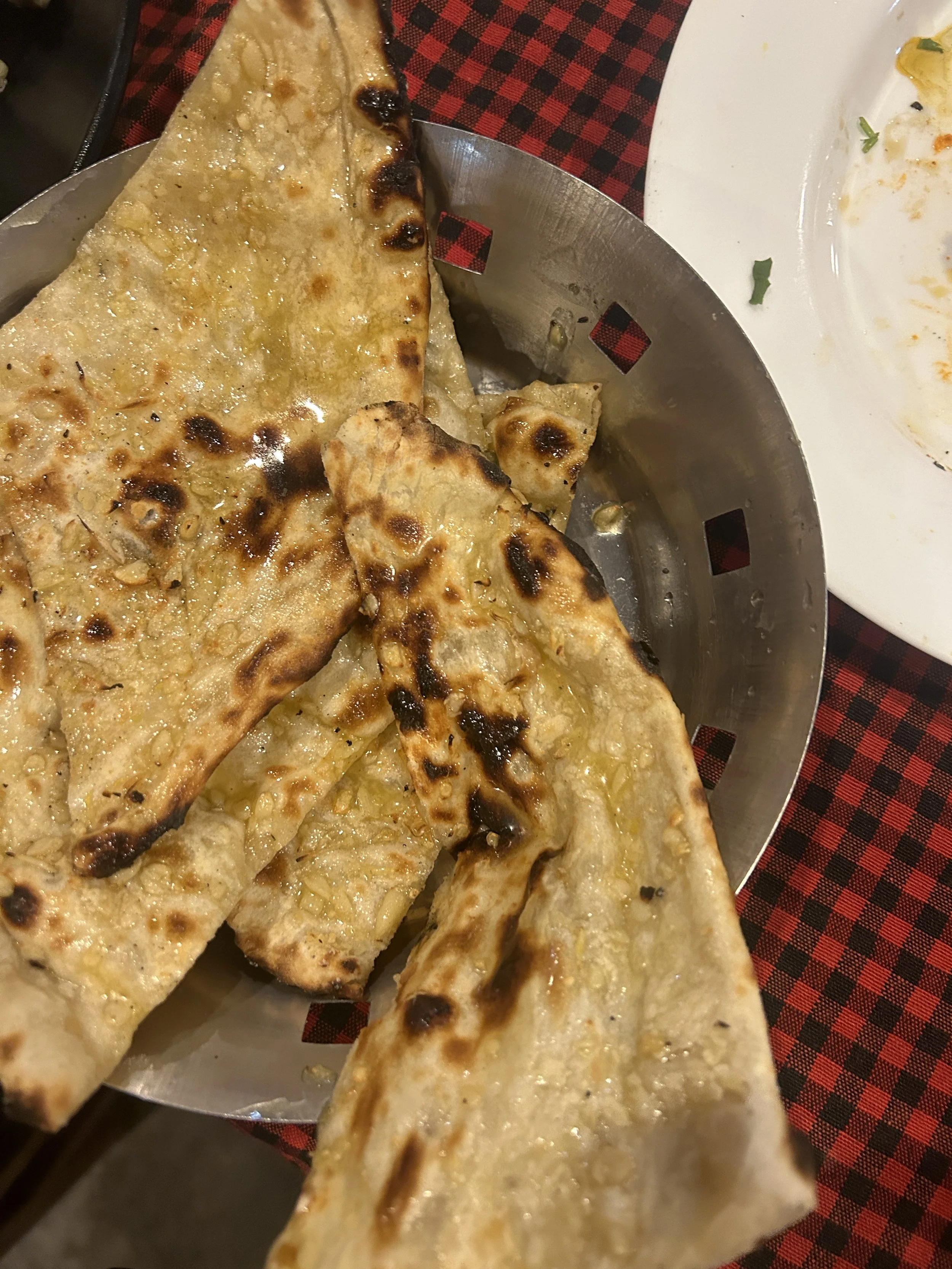 Garlic naan
