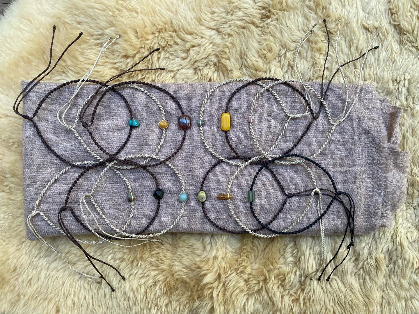 ~ Custom gemstone bead neckpieces ~
.
.
.