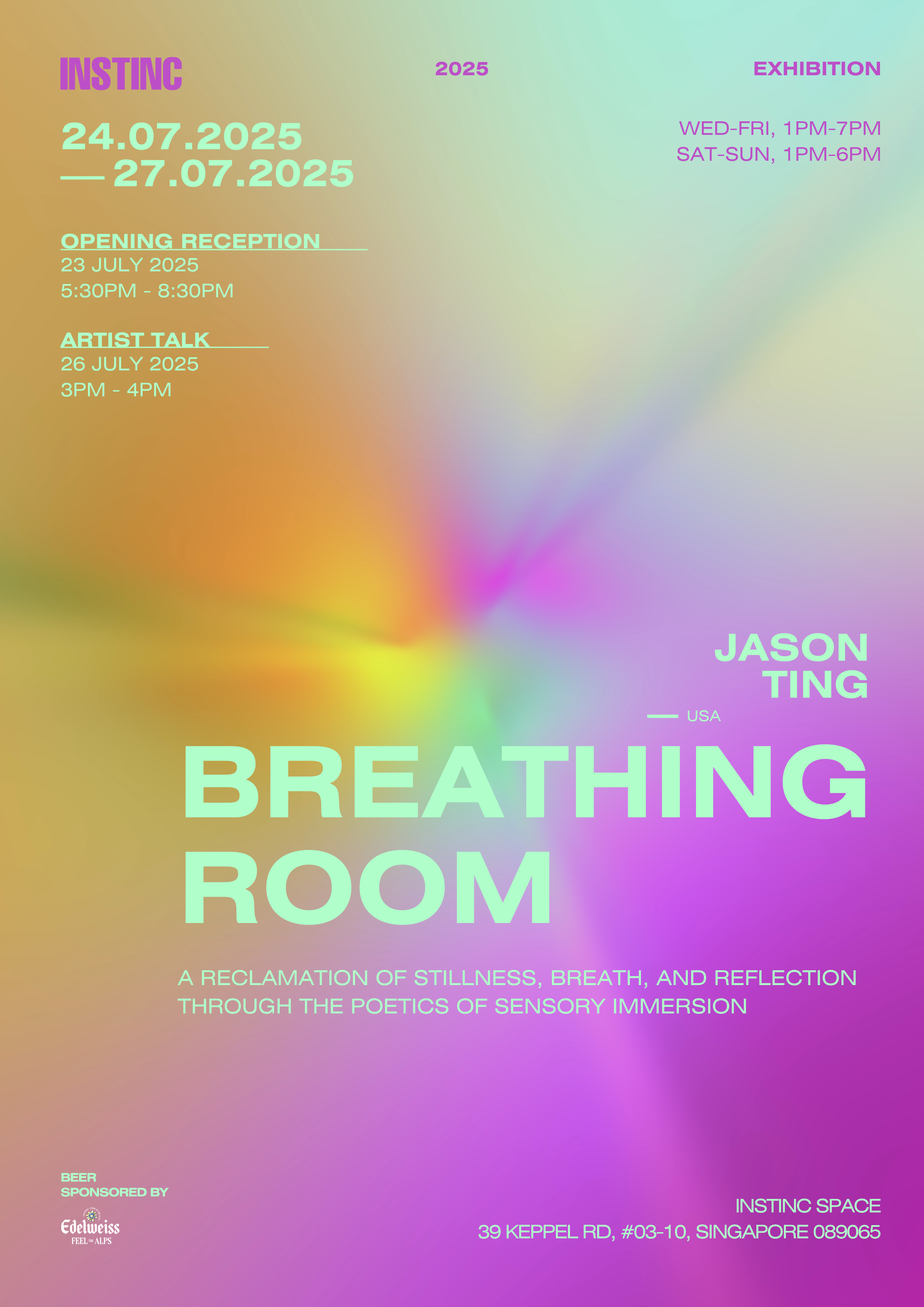 Jason Ting: Breathing Room 2025 — INSTINC