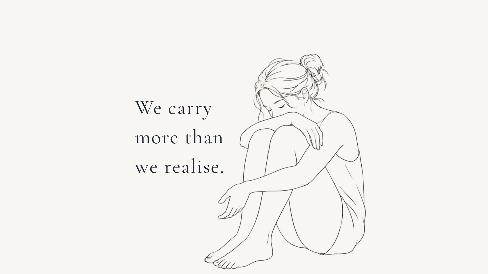 Holding isn't just physical.