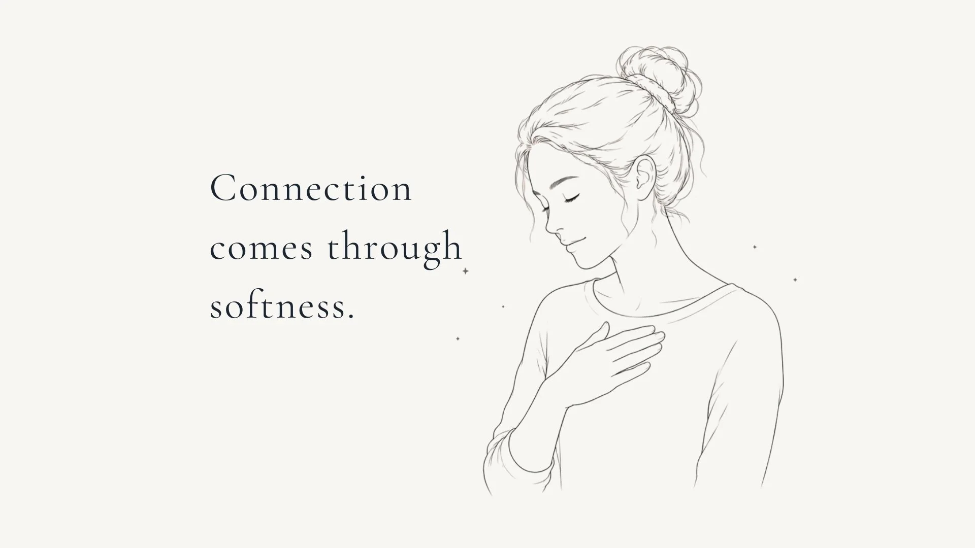 You can't reconnect by trying harder.