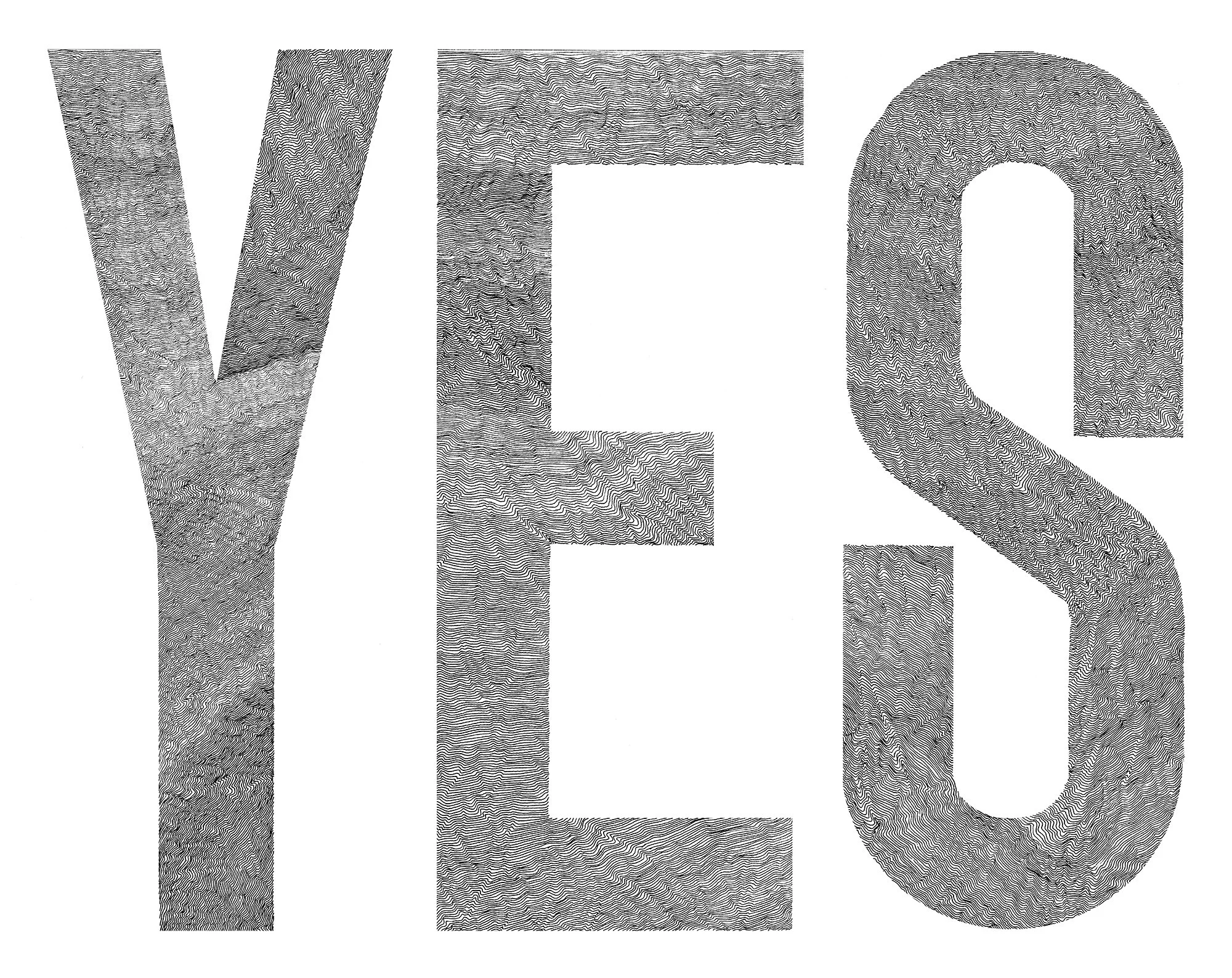 YES, 2024 | Pen and ink | 14x11 in