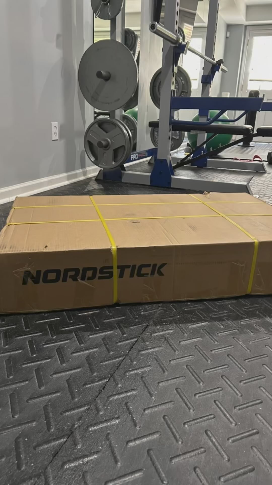 The Nordbench had arrived to the Bodkin gym! I’m so pumped to start throwing this in to my (and our family workouts). Isabelle helped install it too! Thanks @thenordstick