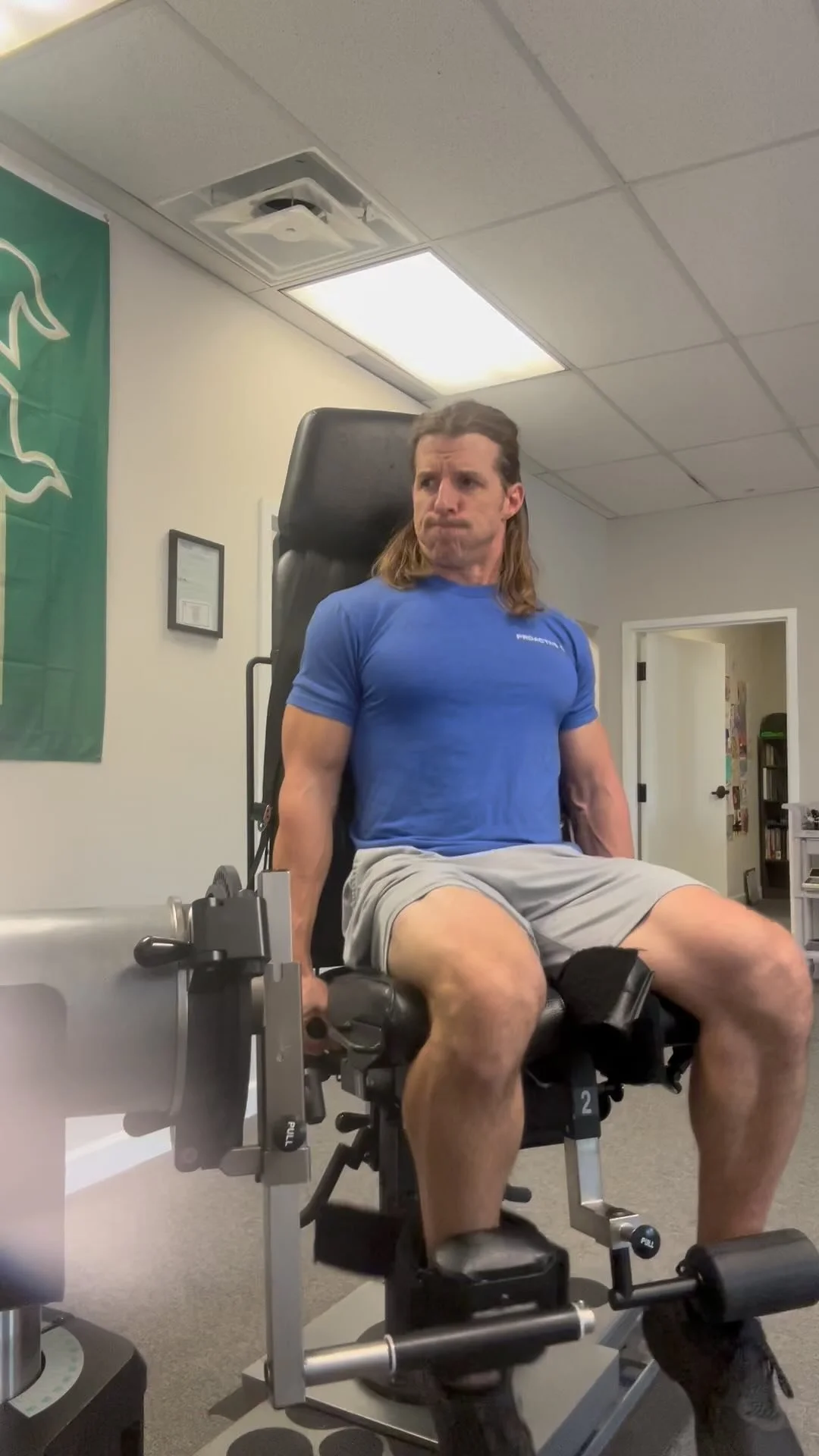 Sneaking in some reps when I can!