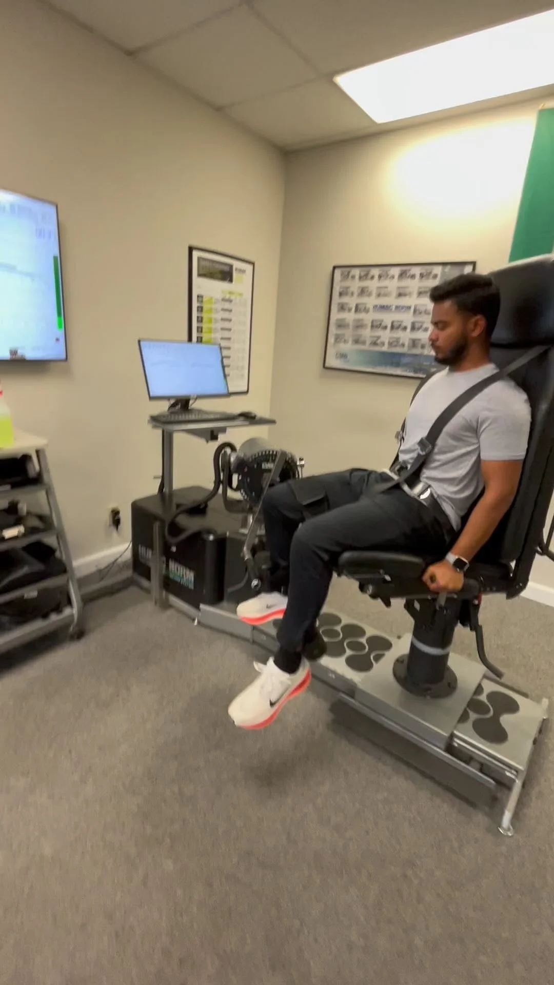 @amaan_khan29 came into the lab for a mid-phase strength test. Testing doesn’t need to wait until RTP! You can check strength early and use serial testing to check progress to ensure you’re ready to got at RTP!