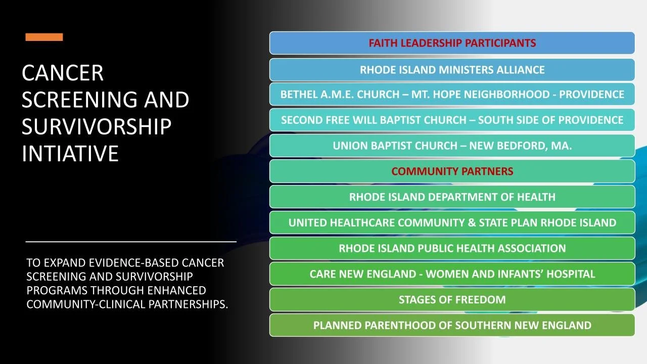 Health and Healing Initiative — Ministers Alliance of Rhode Island