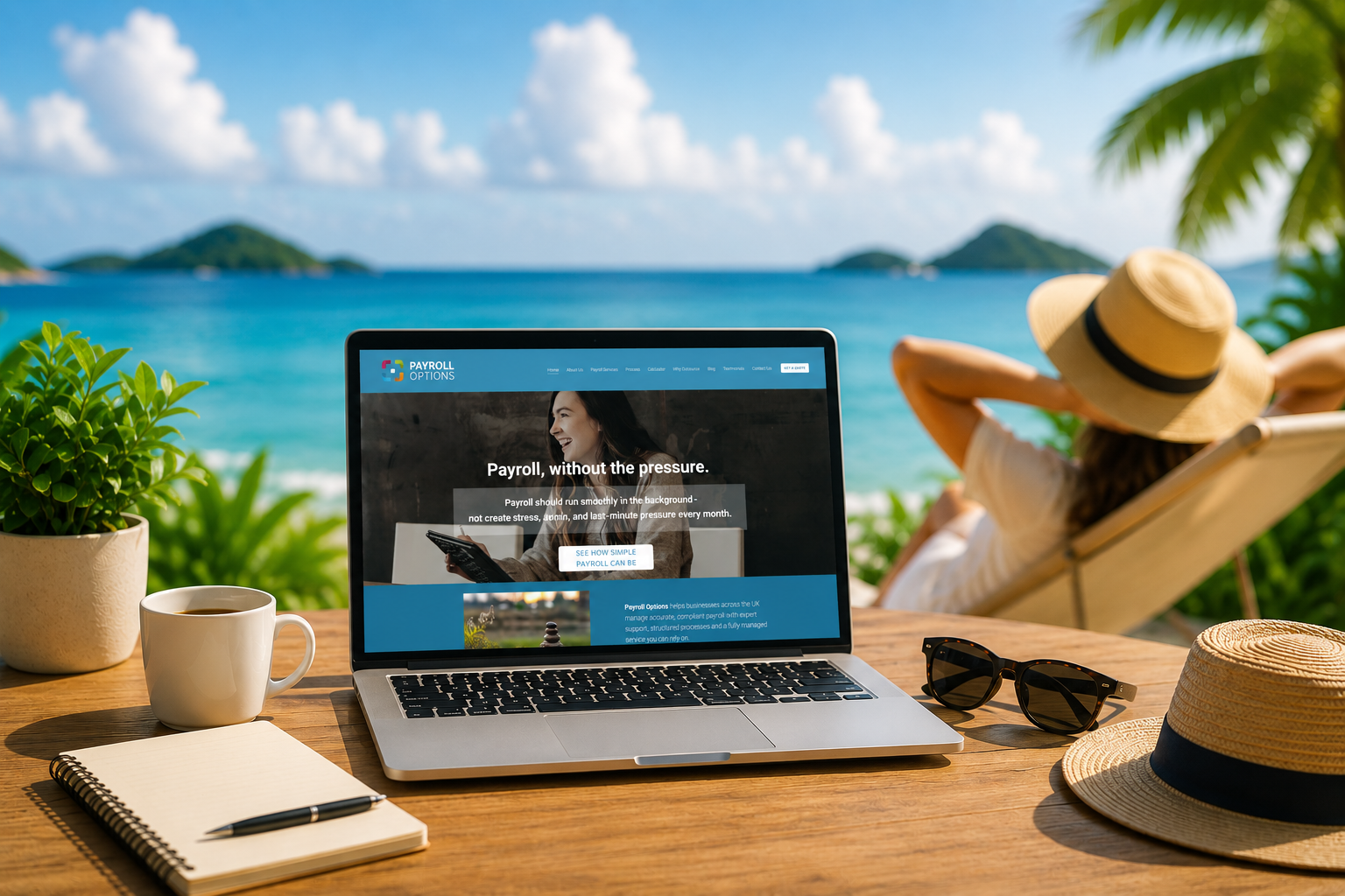 Your Payroll Manager Is On Holiday. Relax.</span>