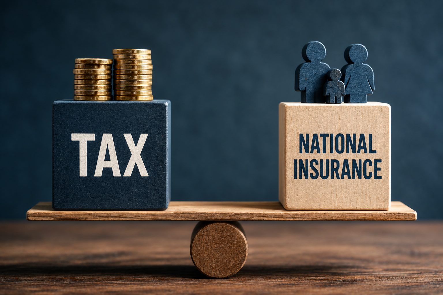 In Payroll, what is the difference between Income Tax and National Insurance?