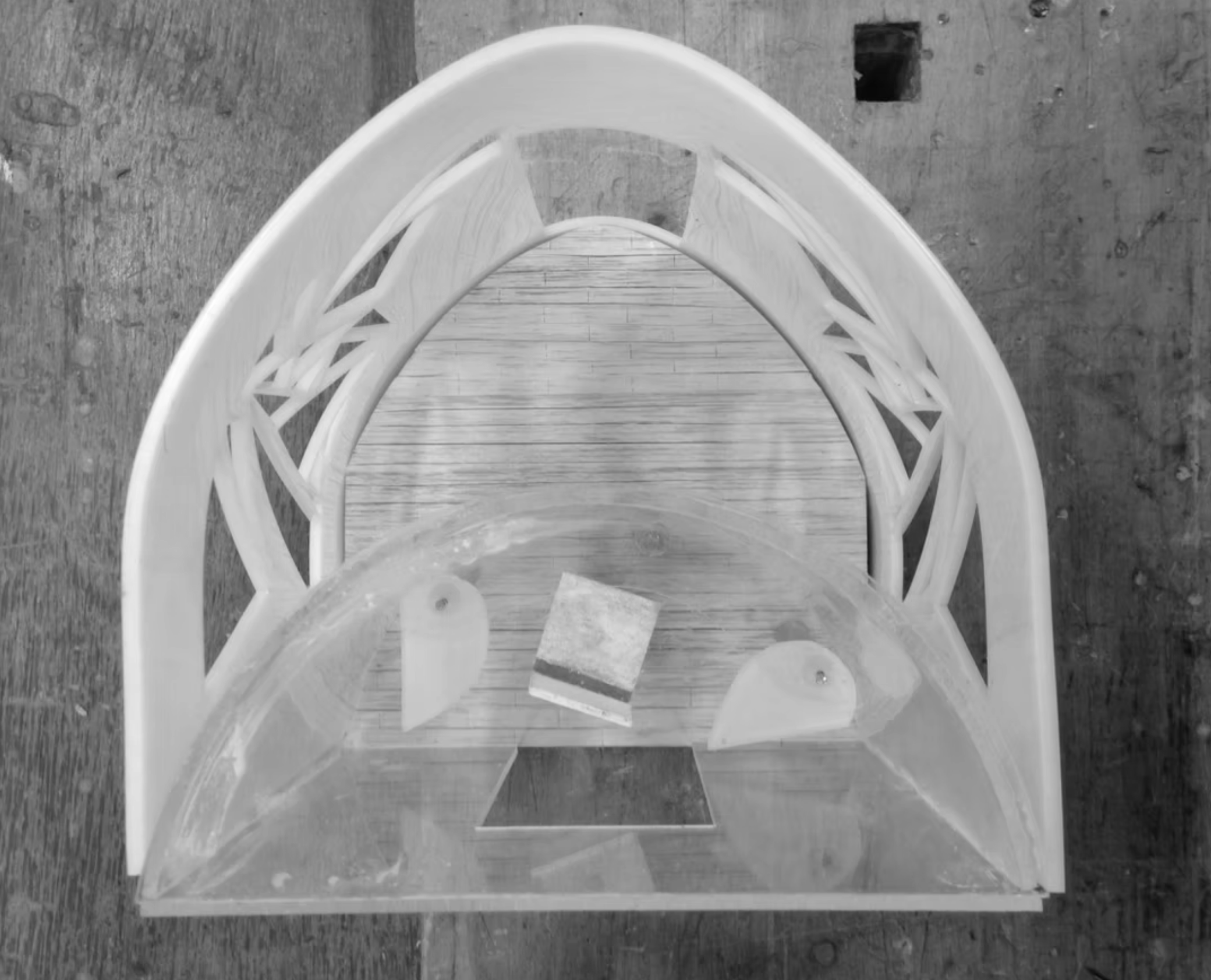 Balsa Wood, Laser Cut Acrylic 1:25 Scale Model 