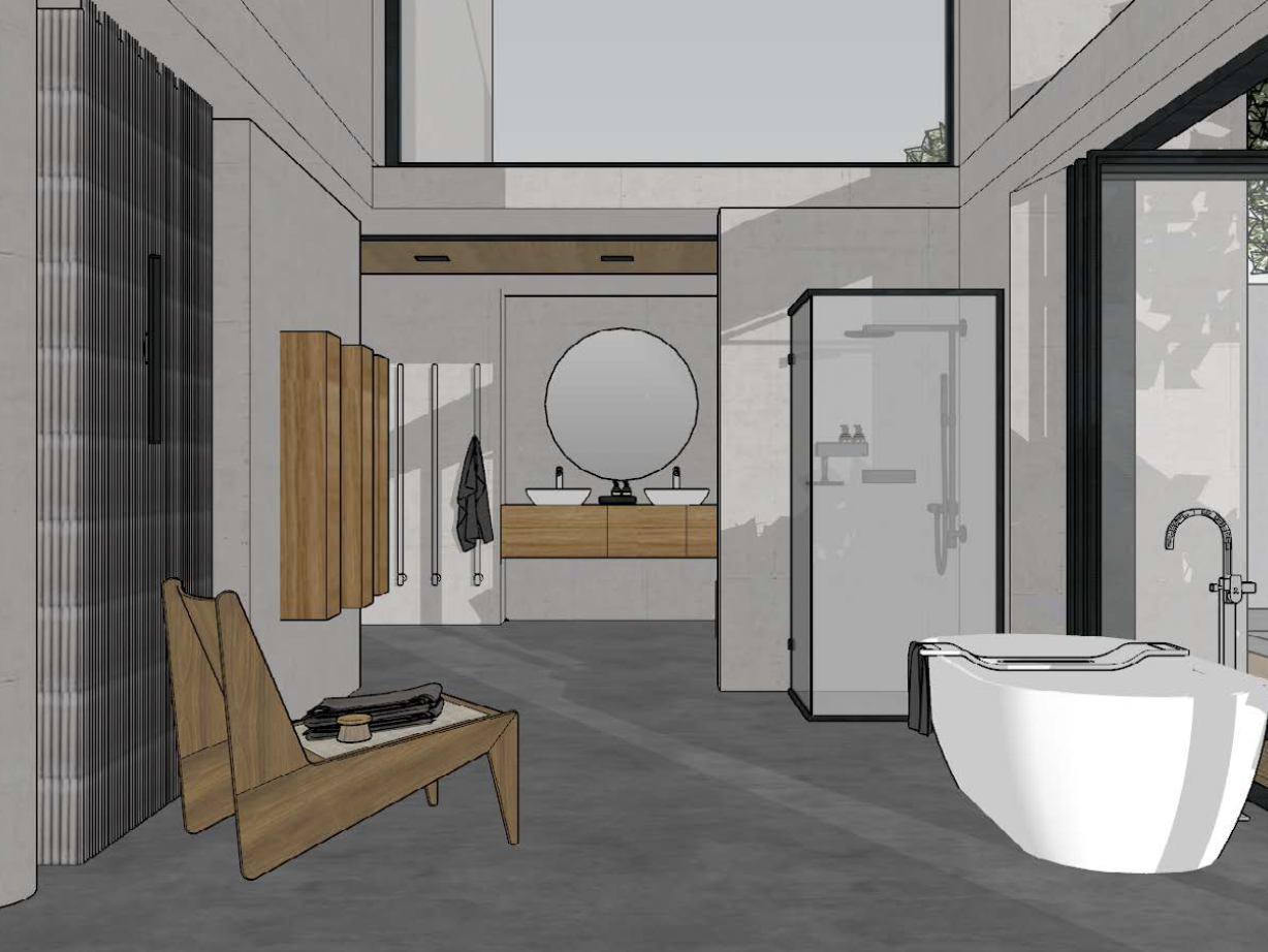 INR Luxury Bathroom 
(Sketchup) 