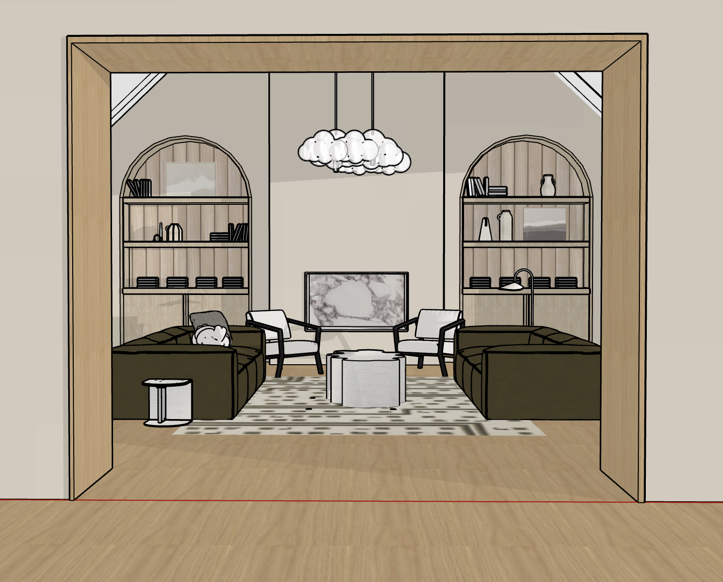 Luxury Home X VIVID CGI 
(Sketchup) 