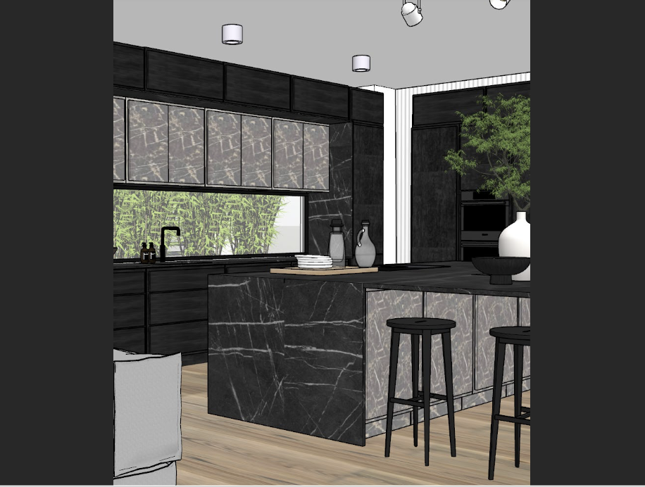 Kitchen Design 
(Sketchup) 