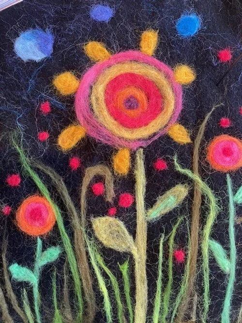Painting With Wool and other Dry Felting Magic