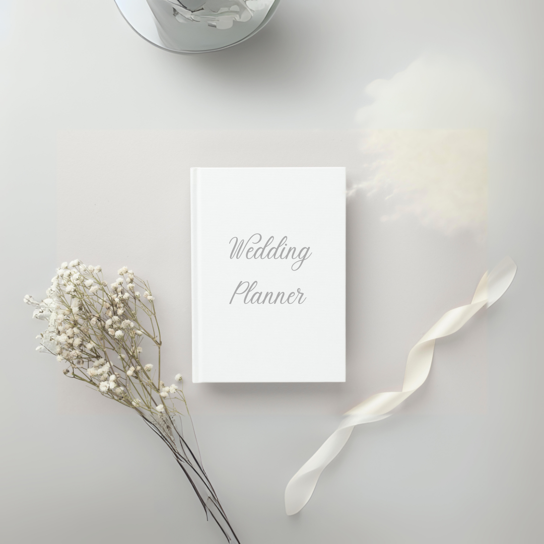 Digital White Wedding Planner (PDF Only)