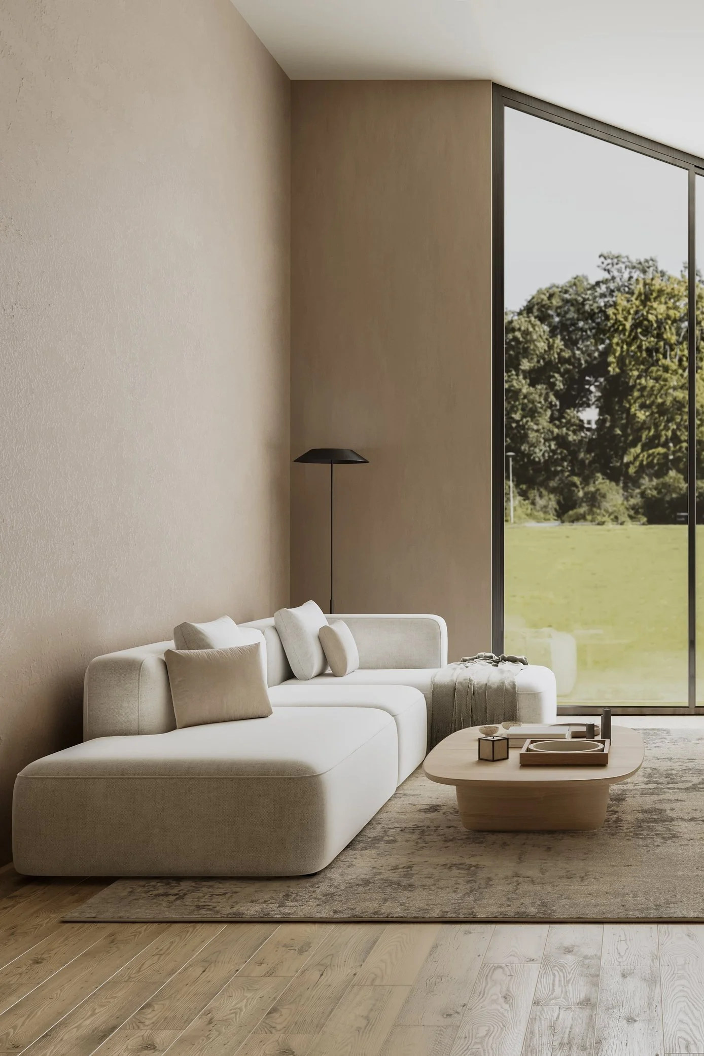 Espaço residencial de luxo