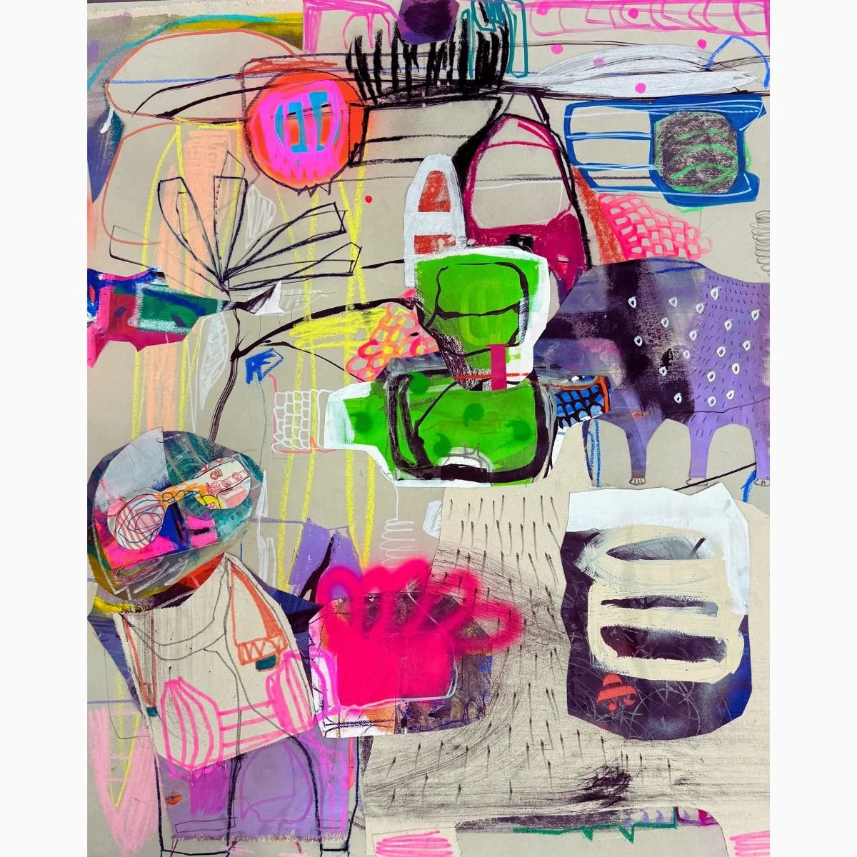 Crossing Paths #1 - 34 x 41 inches