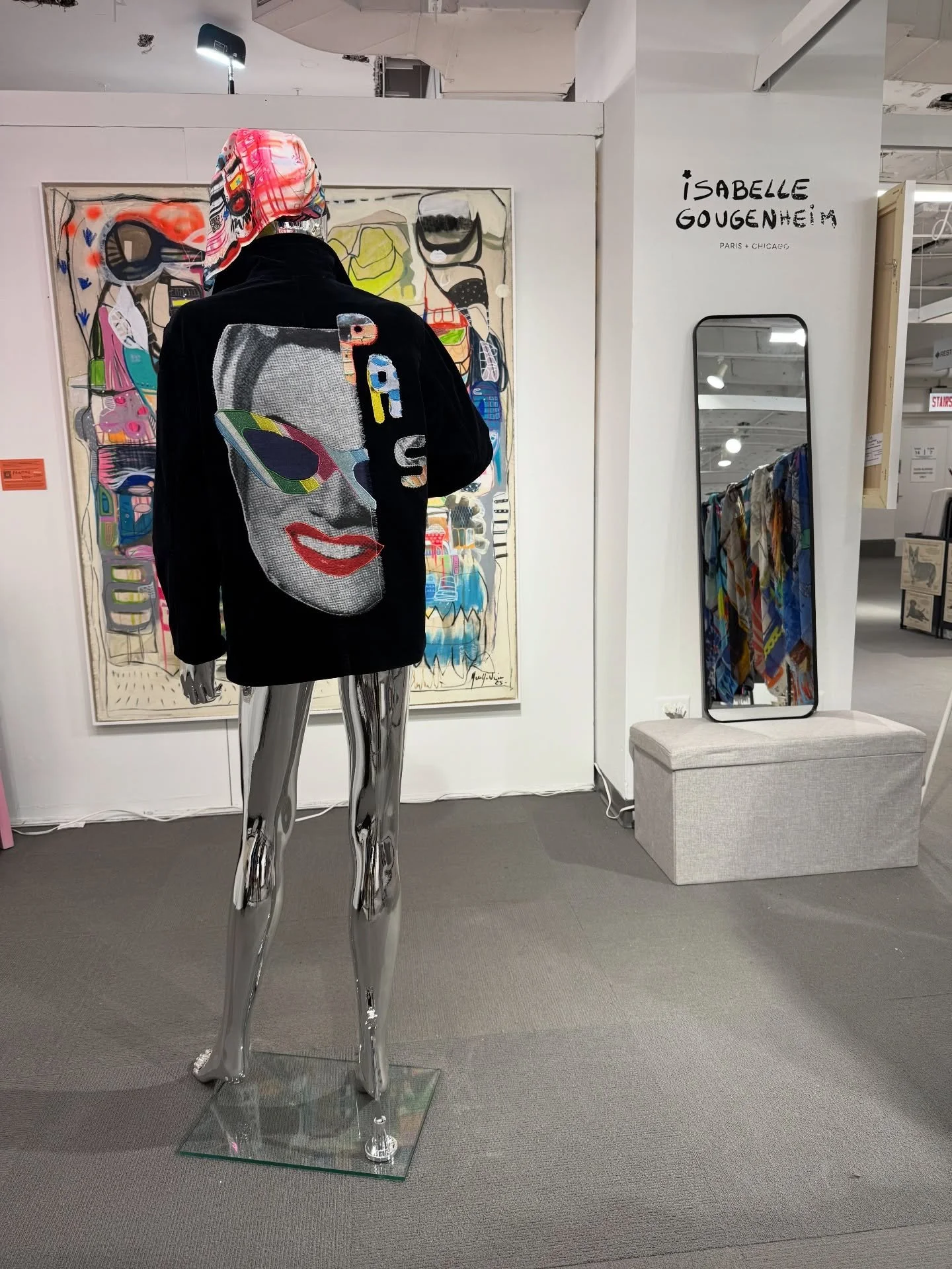 Loving this collaboration with Babs Studio.
She is a talented designer giving new life to my previous collection of scarves. Everything is upcycled from the jacket found in a thrift store to my scarves that were returns or samples I didn&rsquo;t know