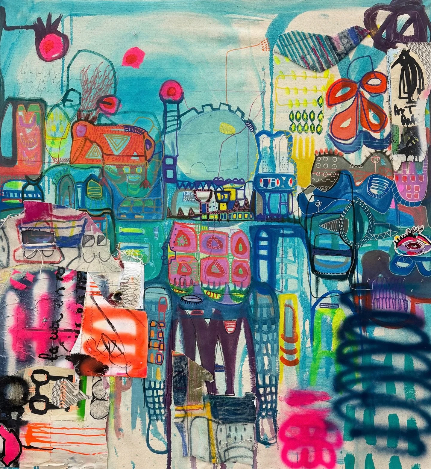 New artwork available now 🖼️
Title: Blueprint (December 2025)
Mixed Media on Canvas
50 x 51 inches (unframed)
Can ship rolled from Chicago.
Free shipping in the US.

#isabellegougenheim #artoftheday #dailyart #artlovers #artwatchers #artcurator #art