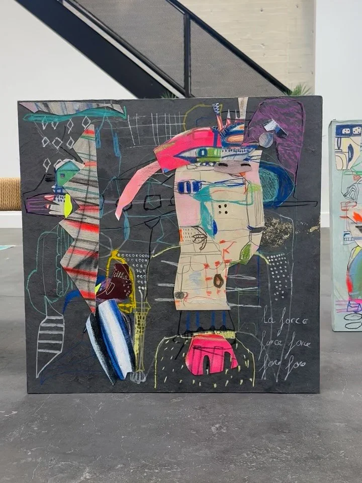 Two New pieces
Title: Portrait 
Mixed media on wood and paper
2026
24 x 24

Second piece
Title: The Point of Contact
Mixed media on wood and paper
2026
18 x 24

DM for more info!

#artoftheday #dailyart #artlovers #artcurator