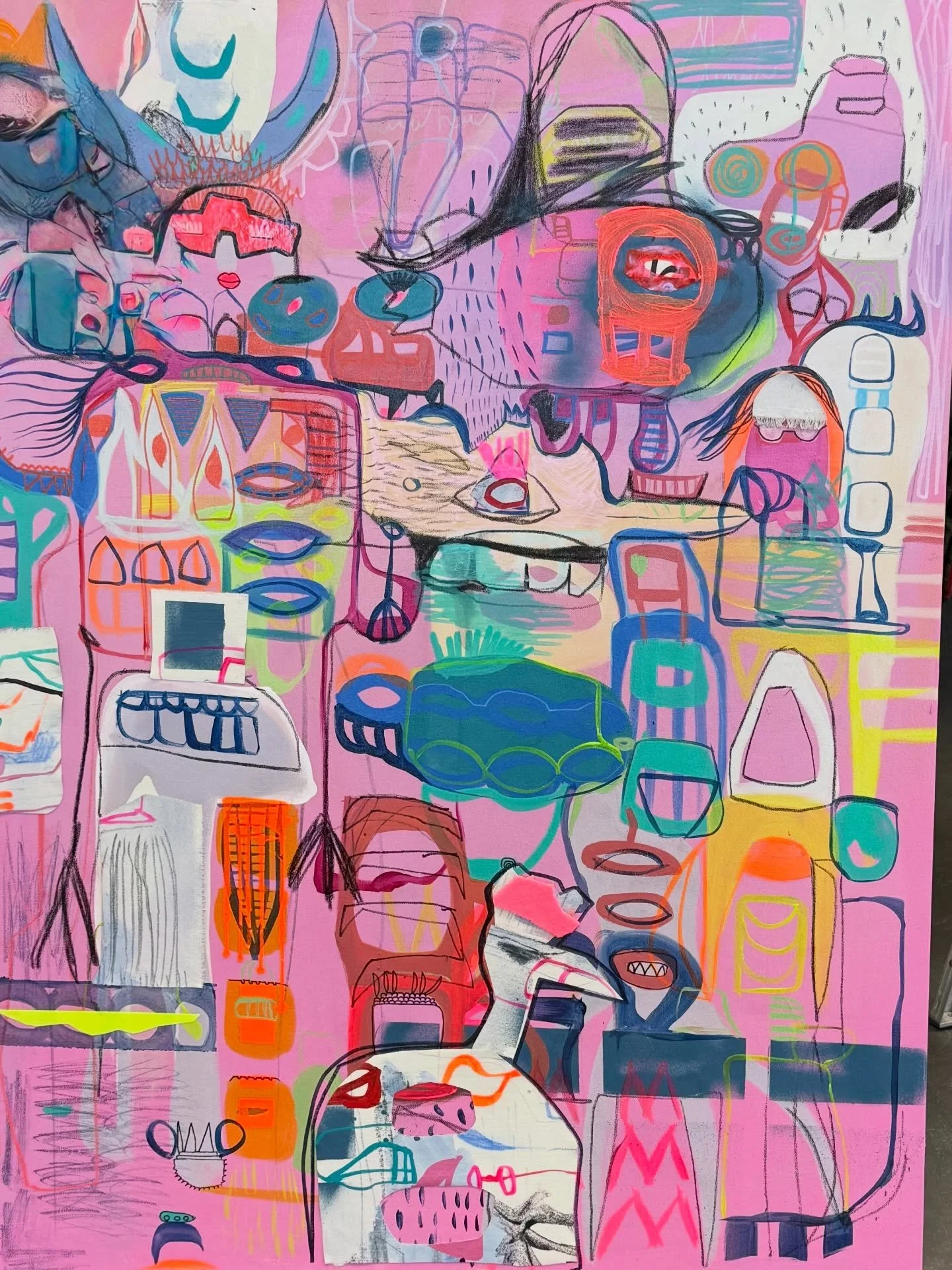 Pink 💕
Everything is better en rose 🌏

#abstractart #artoftheday #artcurator #artlovers #chicagoartist