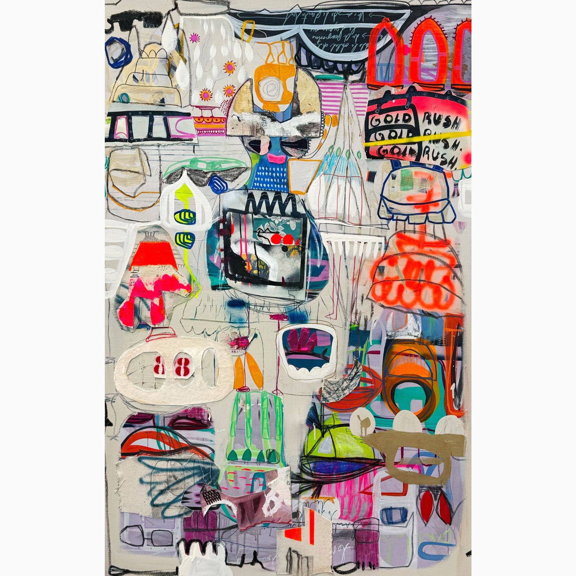 Gold Rush - 60 x 40 inches