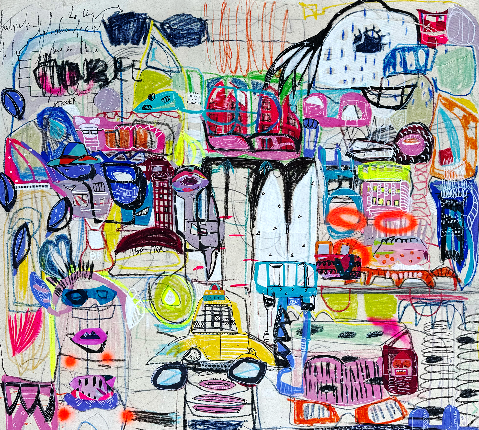 Voices (2025) - 37 x 44.5 inches