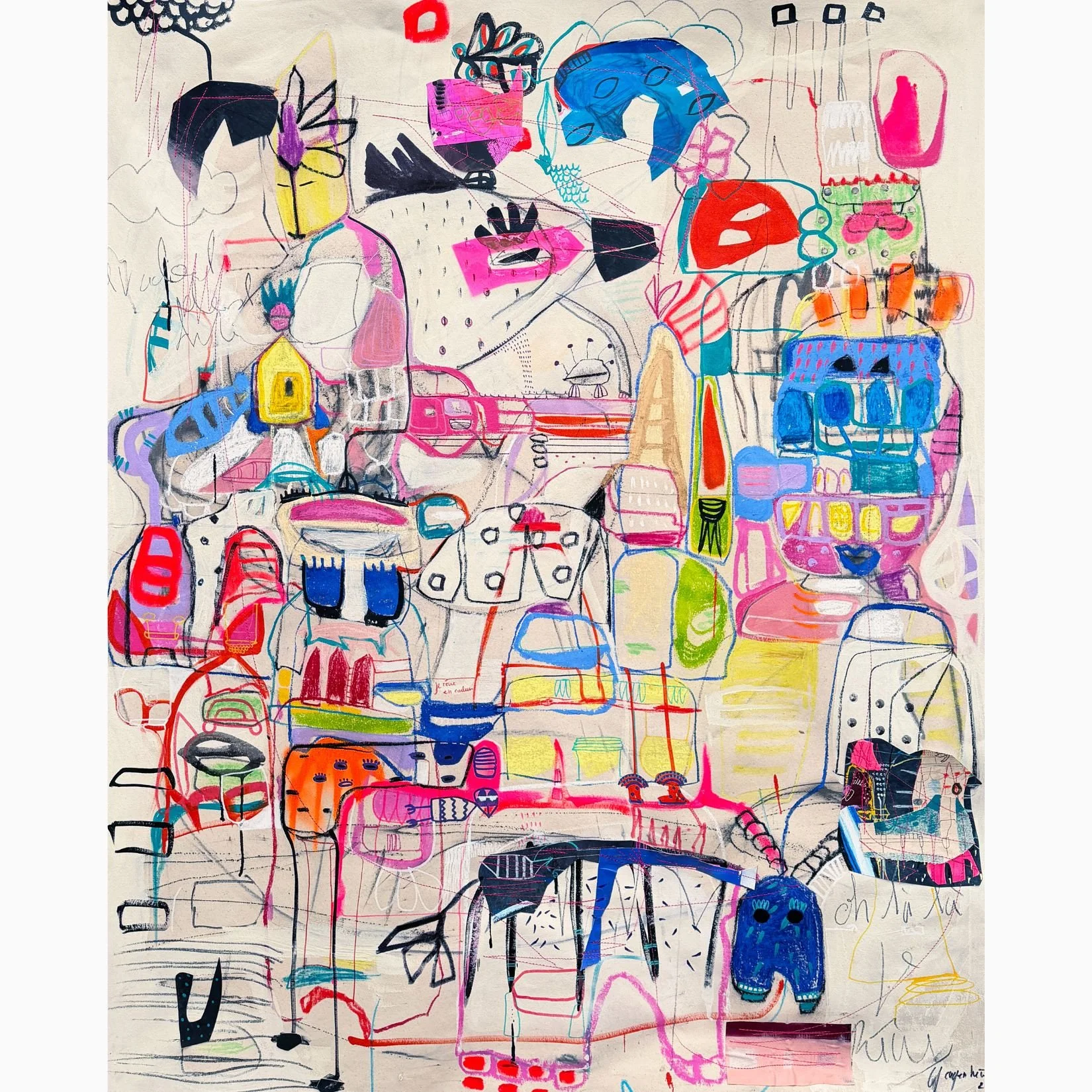 Pioneers - 54 x 62 inches