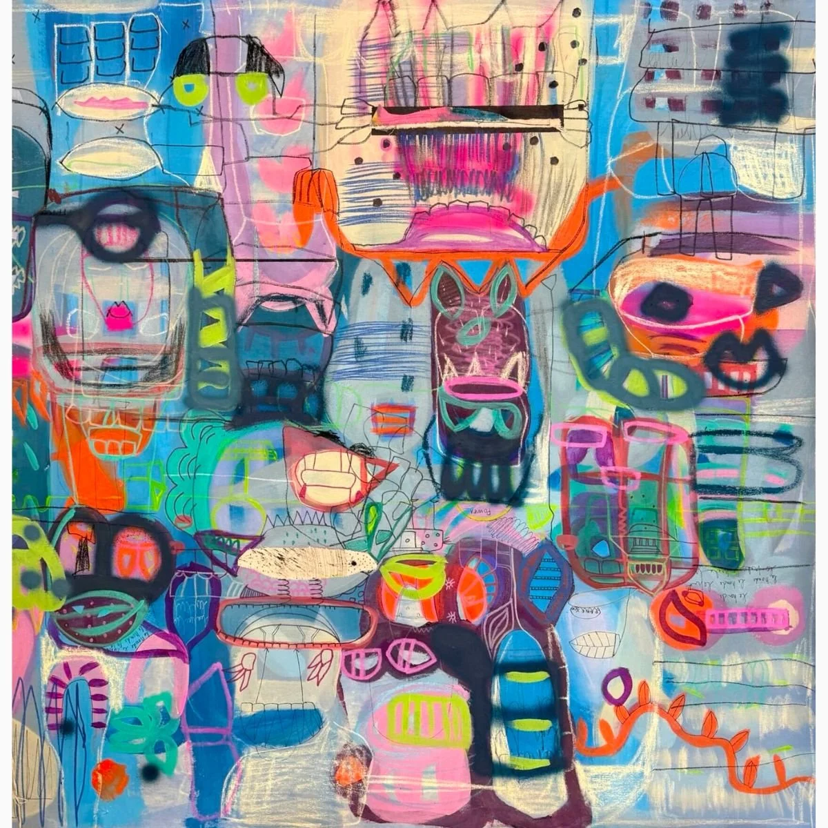 Roadmap - 54 x 54 inches