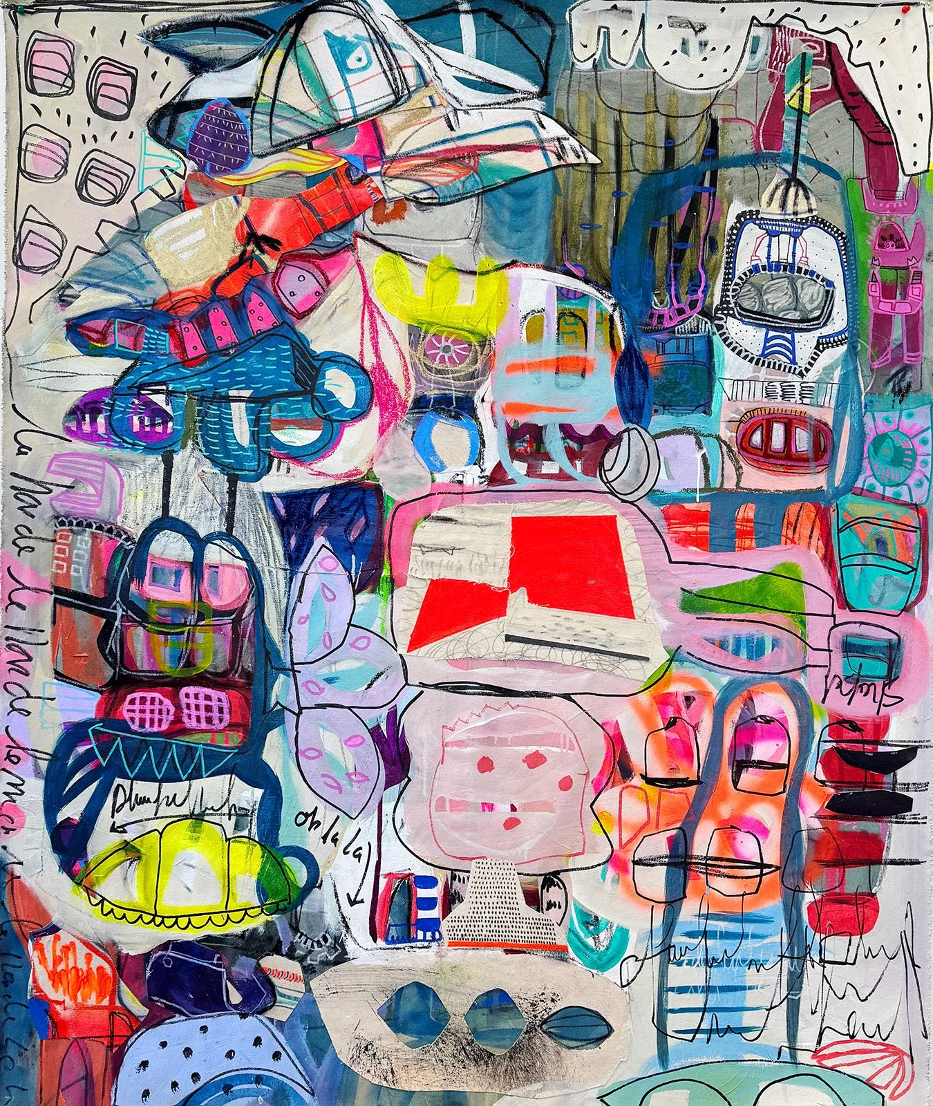 Inspiration (2026) - 49 x 58.5 inches - Mixed Media on Canvas