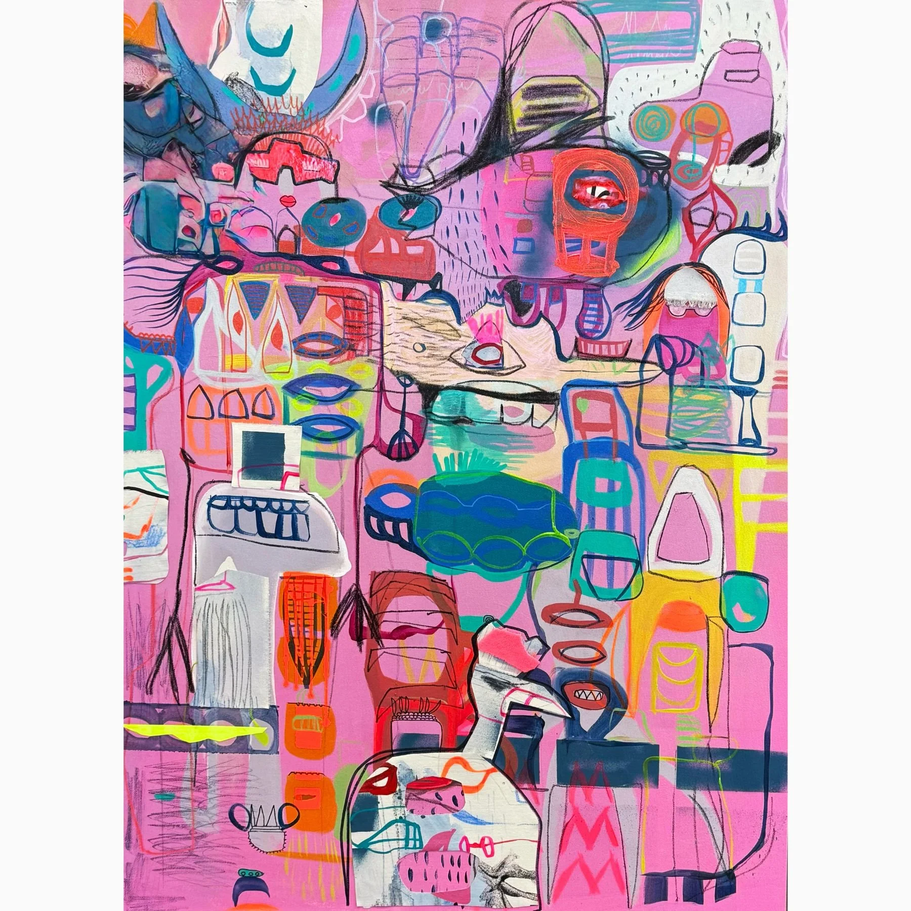 Pink Odyssey - 37.5 x 49.5 inches