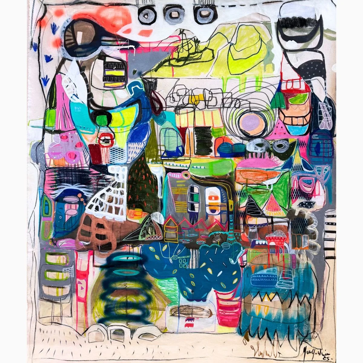 Intersections - 62 x 72 inches