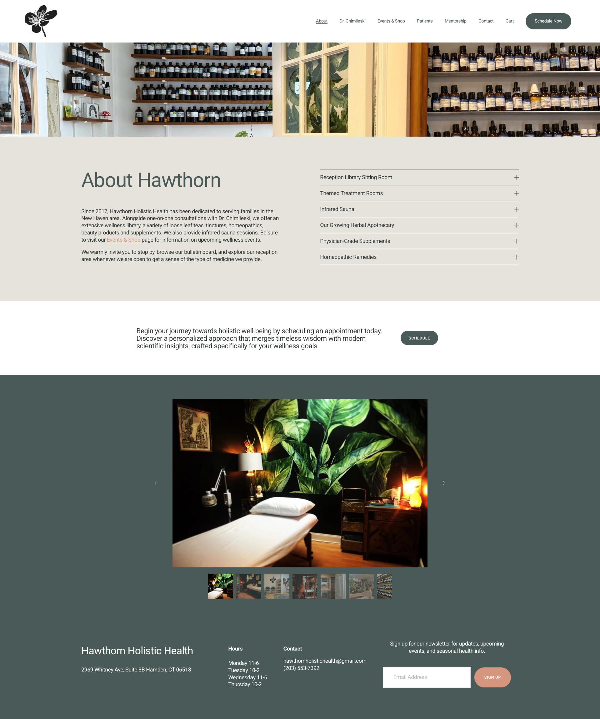 The old site didn't even have a dedicated about page. I consolidated information that was previously scattered across the old site into a single, organized section.