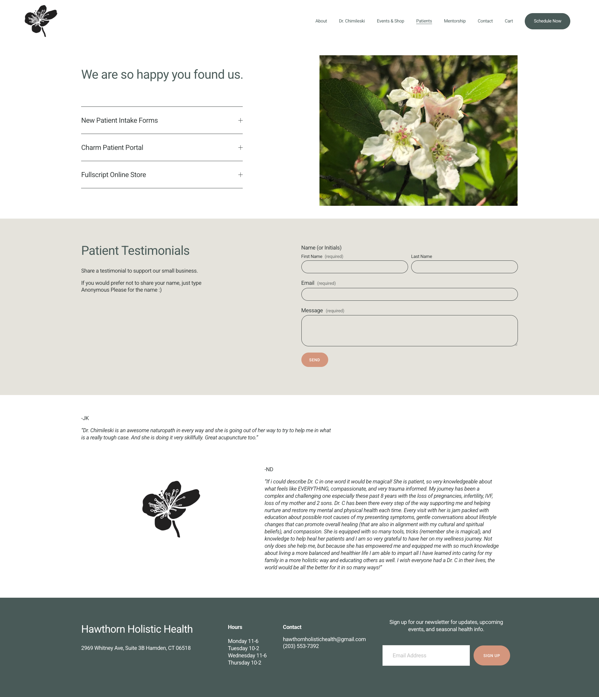 Revamped Patient page with a cohesive design and accordion-style dropdowns, keeping all essential information accessible in a clean, organized layout.