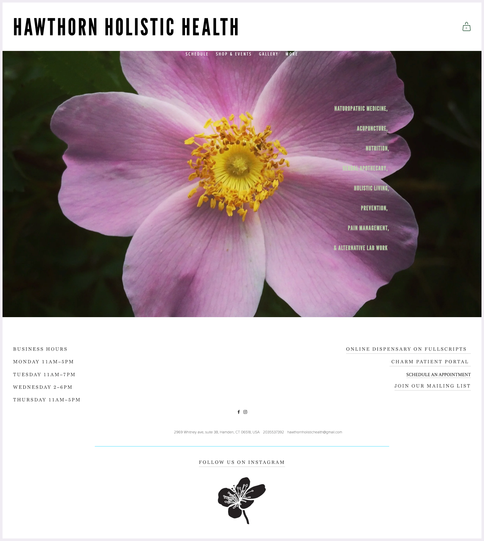 Homepage lacks substance. The oversized footer dominates the layout, with inconsistent typography and minor grammar/capitalization errors reducing overall polish.