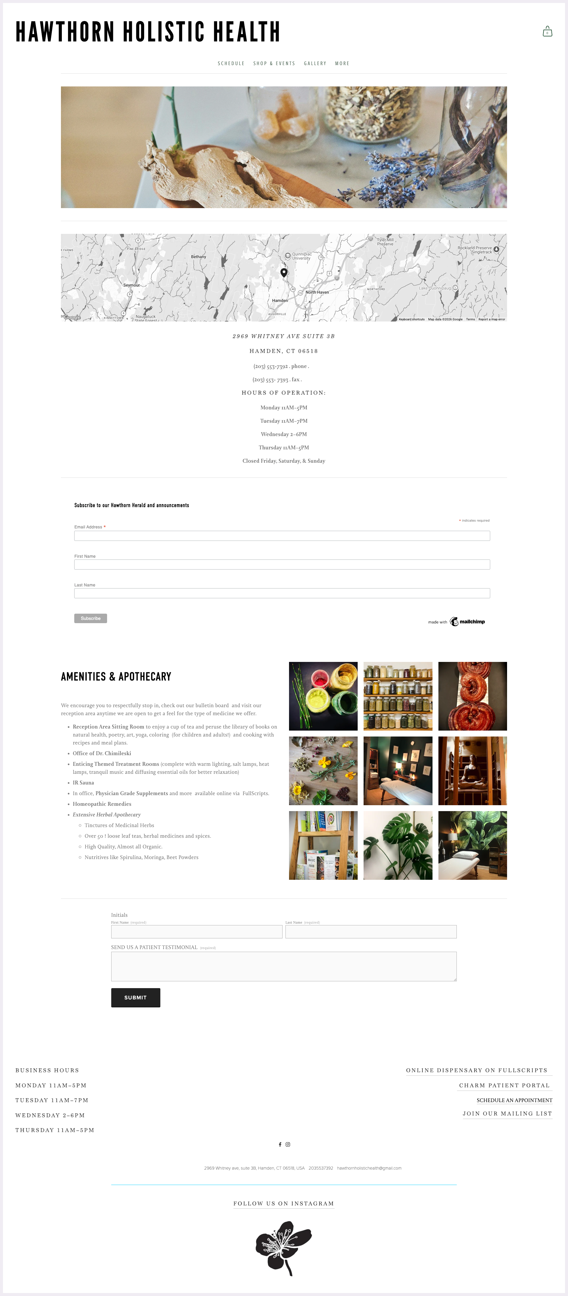 Random punctuation errors and contact details are poorly prioritized. Additionally, some content feels misplaced and would be better suited for another page, like About.