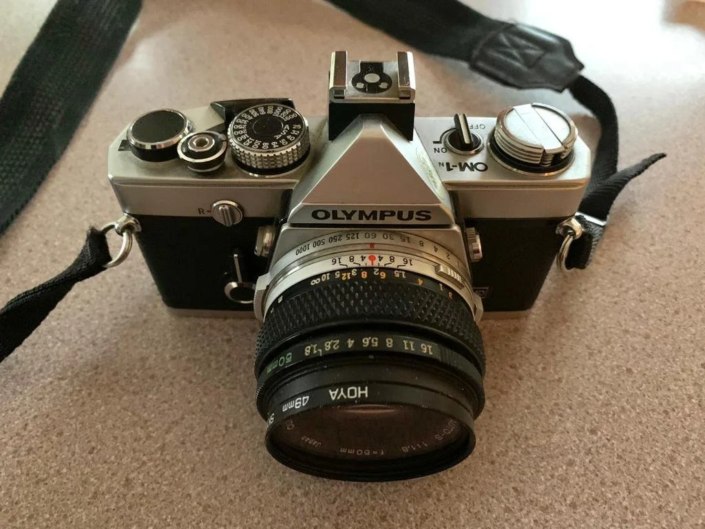 Olympus OM-1N – a 35mm single lens reflex (SLR) camera