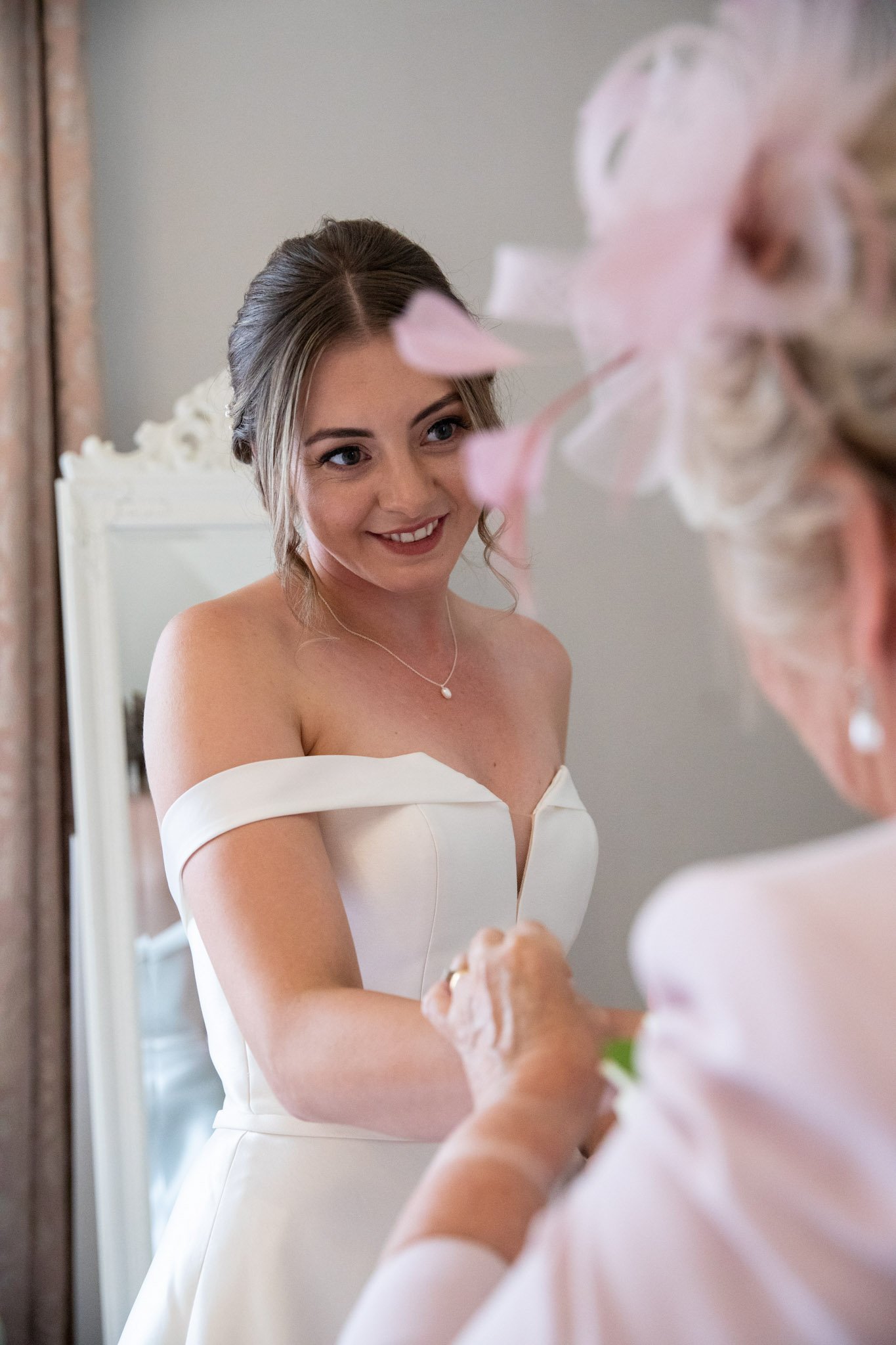 Bride ready for her wedding