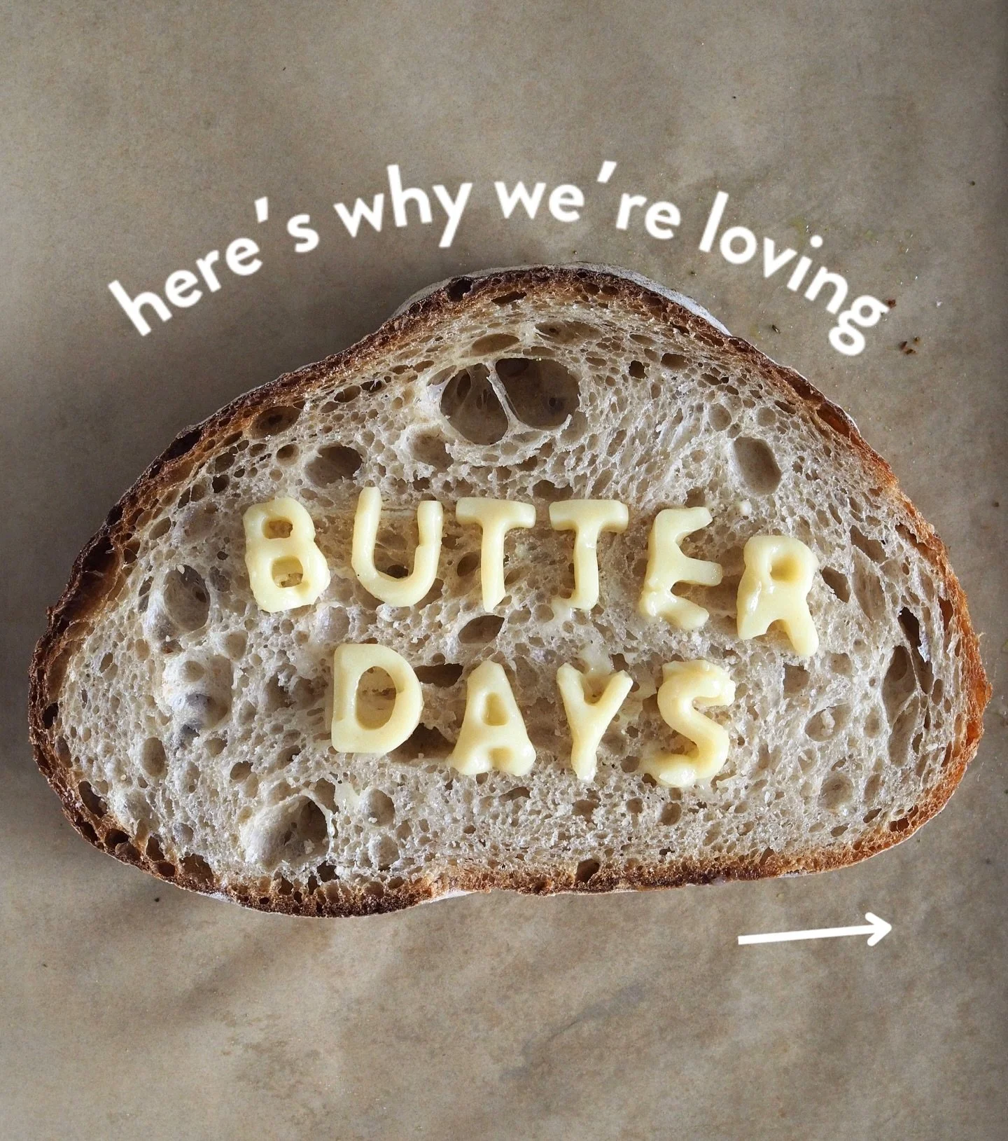 Grab your butter knives and some freshly roasted sourdough, your day is about to get butter. ✨🧈☀️