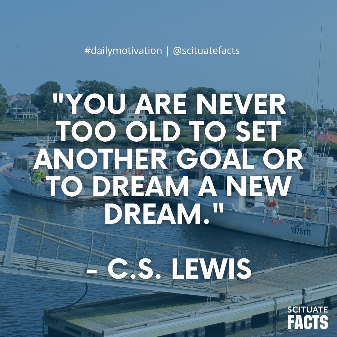 Age is just a number when it comes to setting new goals and dreaming new dreams. Embrace every moment and let your aspirations soar! 🌟 

#dreambig #agelessambition #setgoals #scituatefacts #scituatema #southshorema