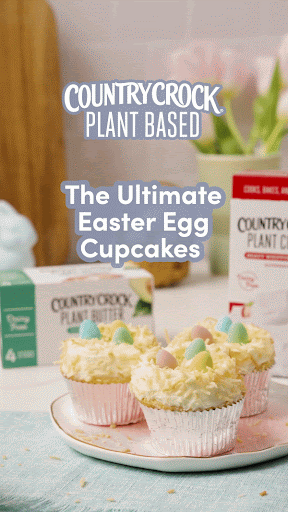 Country Crock Easter Egg Cupcakes