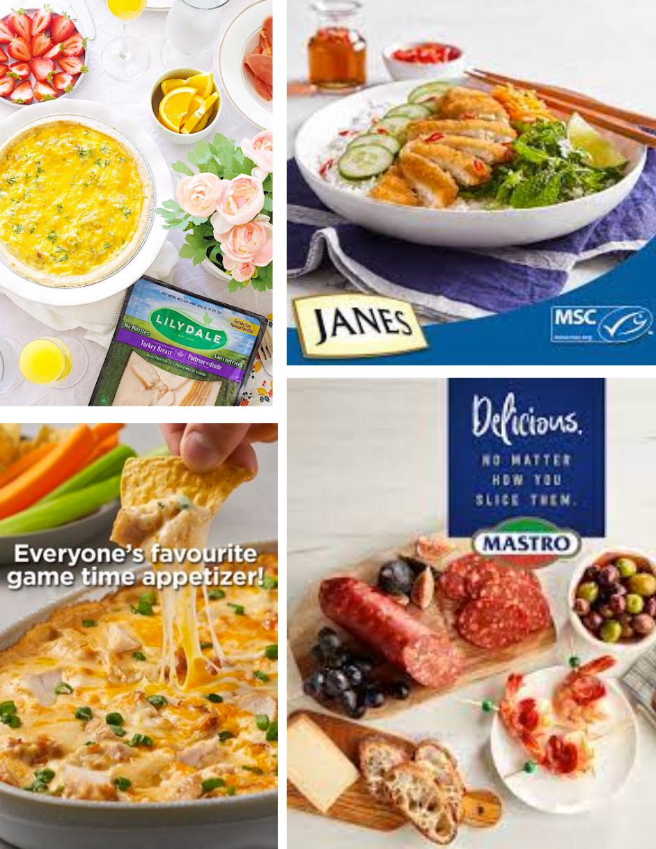 Lilydale.  Janes Food. Mastro Specialty Deli Meats