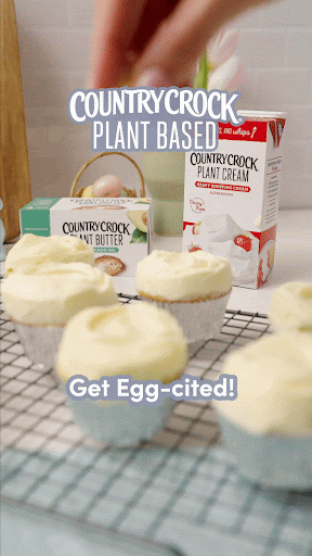 Country Crock Easter Egg Cupcakes