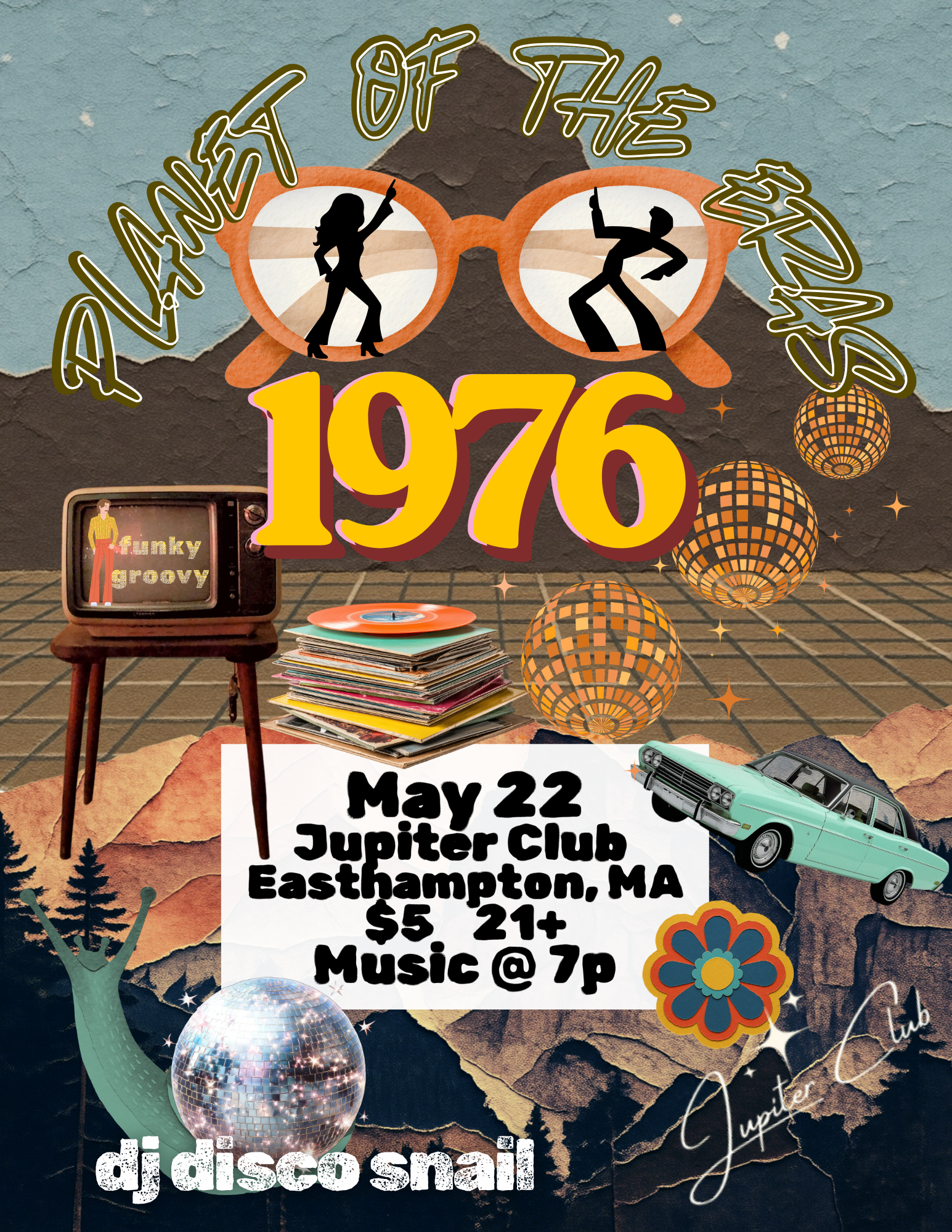 Planet of the Eras 1976 Dance Night