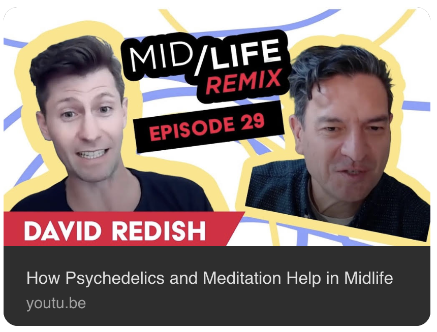 How Psychedelics and Meditation Help in Midlife - Feature on Midlife Remix Podcast