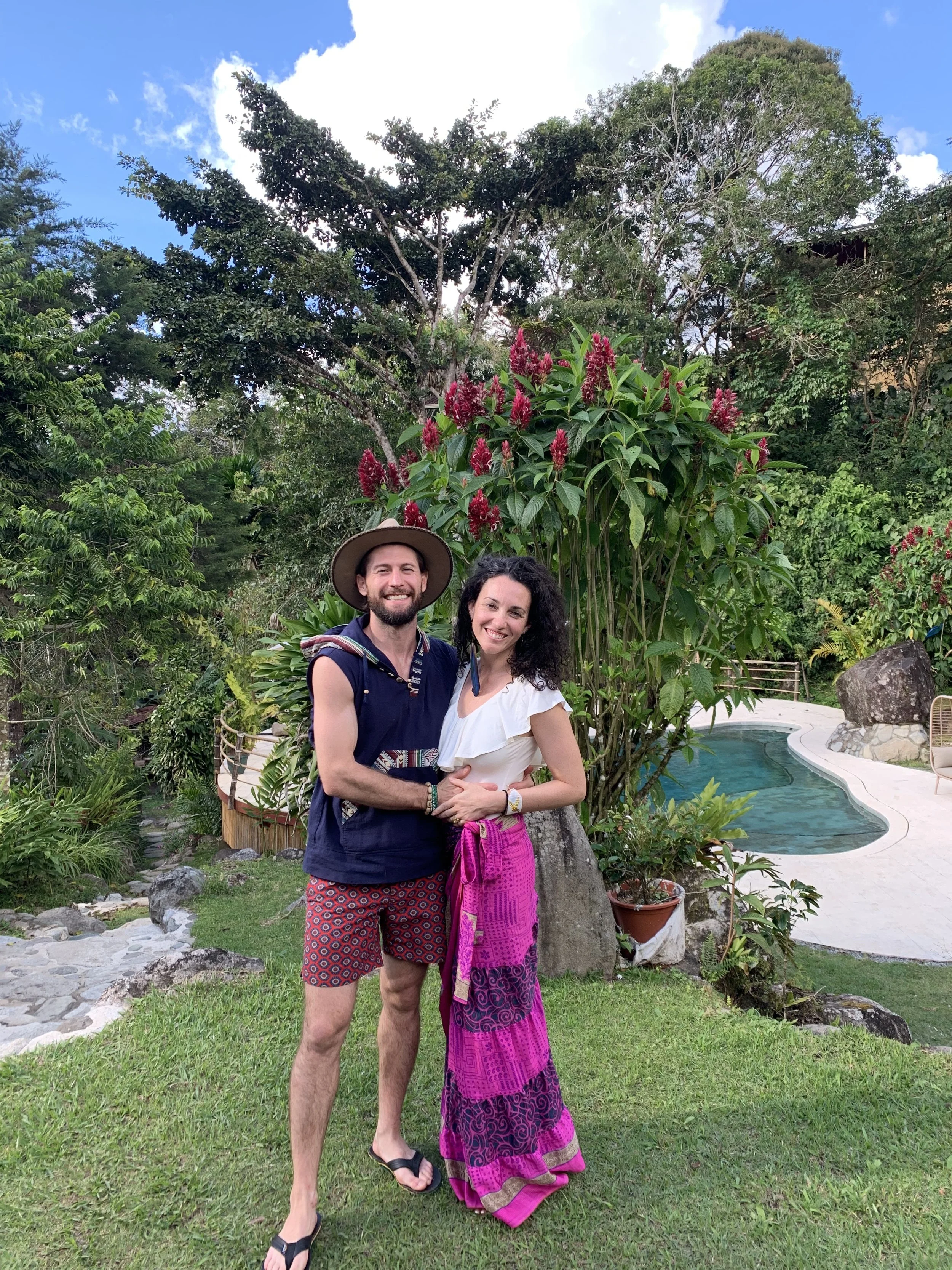 David and wife Stephanie in Costa Rica.