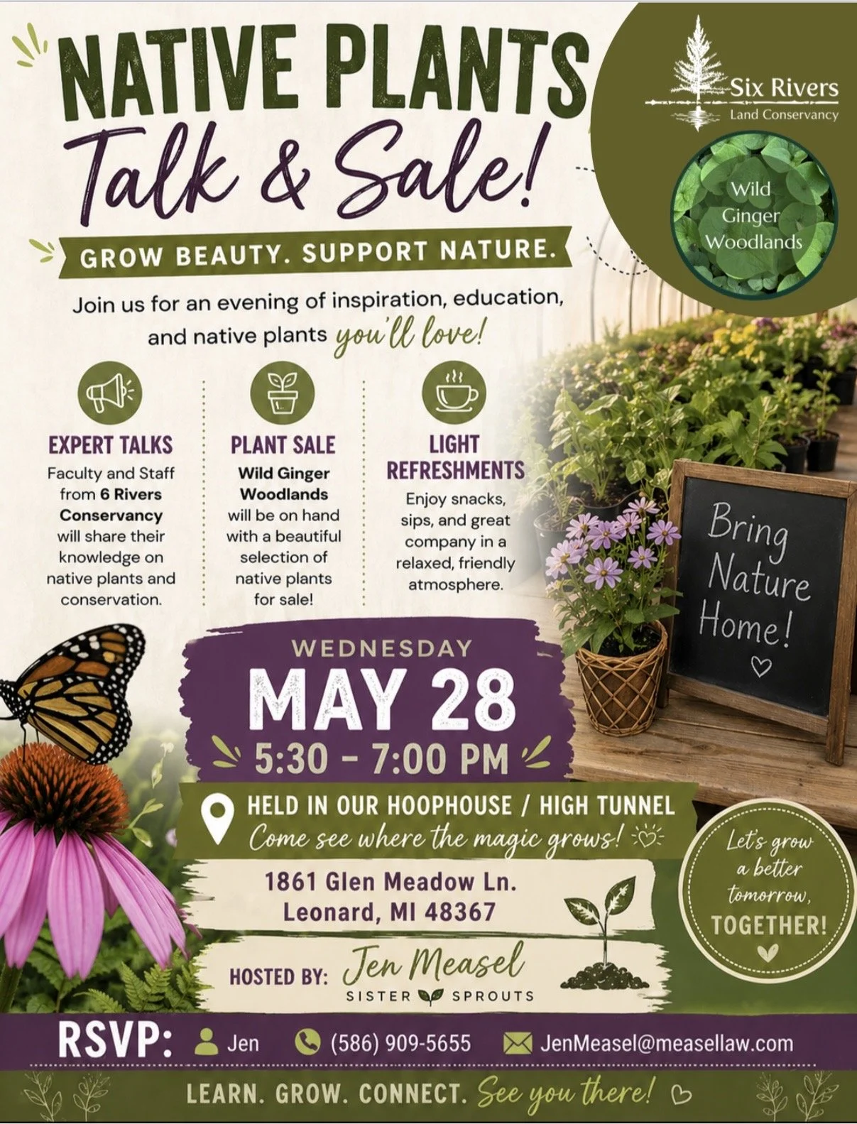 Native Plants Talk and Sale at Sister Sprouts